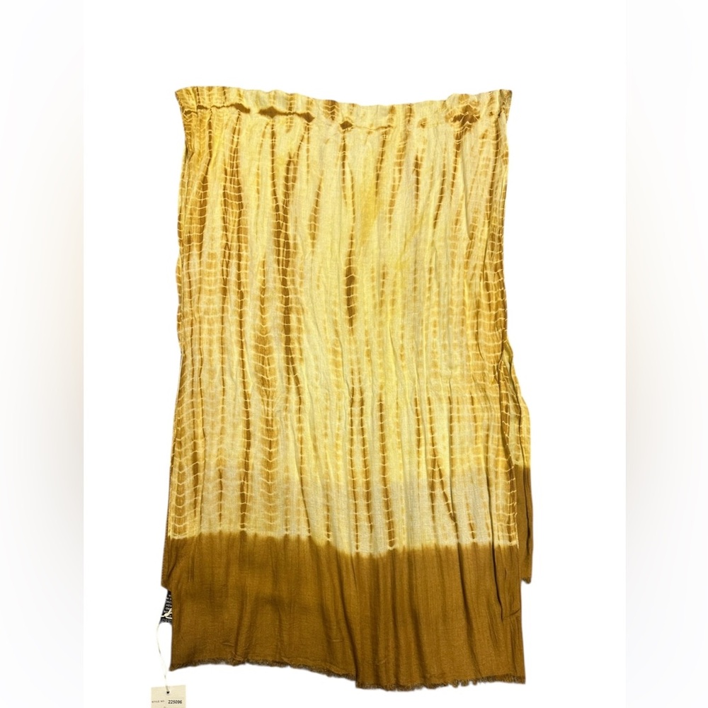 Elegant Yellow and Brown Scarf.  BL/RD14.   225096 - Picture 2 of 4